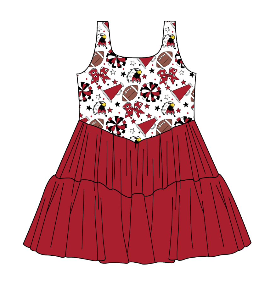 Custom moq 5 mix size milk silk summer teams Baby Girls Bows Stars Sleeveless Knee-Length Dress Cute Clothing