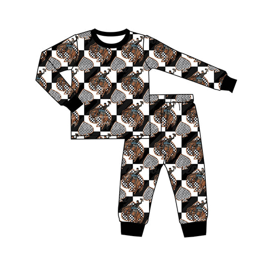 8.26 custom each style moq 5eta 4-6week Sibling Sister black baby boys sets and rompers match family design