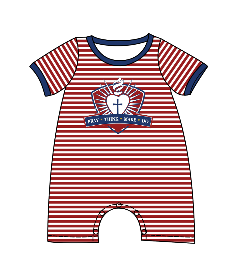 Custom moq 5 mix size milk silk baby girl clothes team brick red short sleeve shorts sets and pants sets and romper and top and shorts