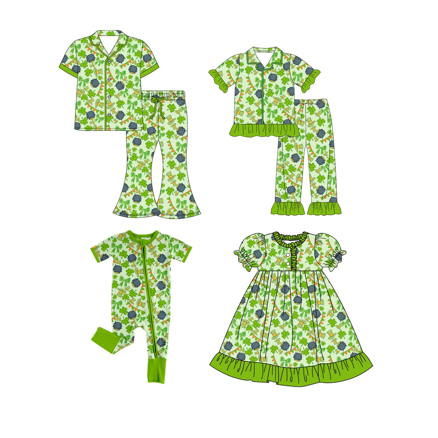 25.9.17 custom each style moq 8 eta 6-8week Sibling Sister bow baby short sleeve pants set and dress and romper and adult set match design