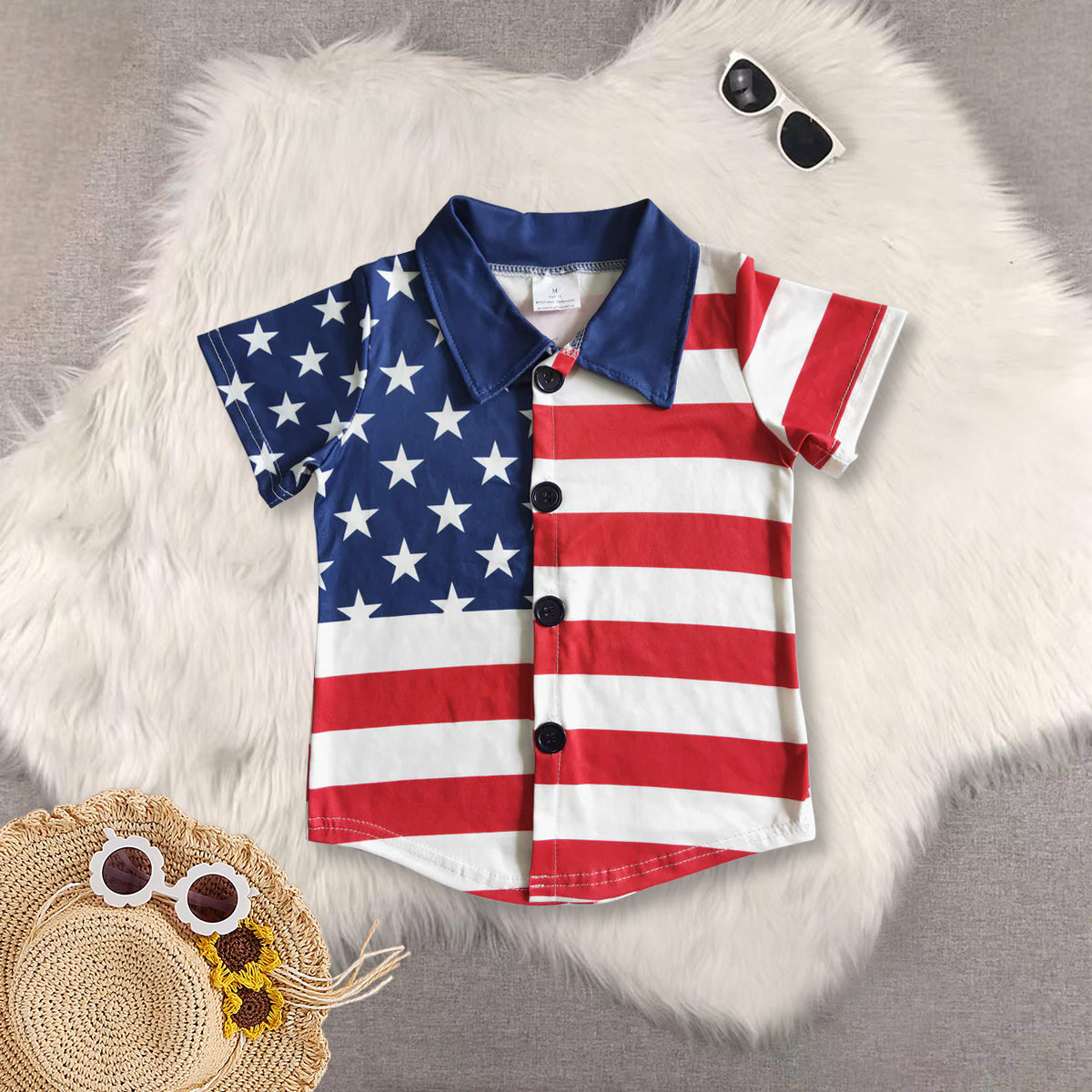 RTS NO MOQ baby boys clothes short-sleeved tops