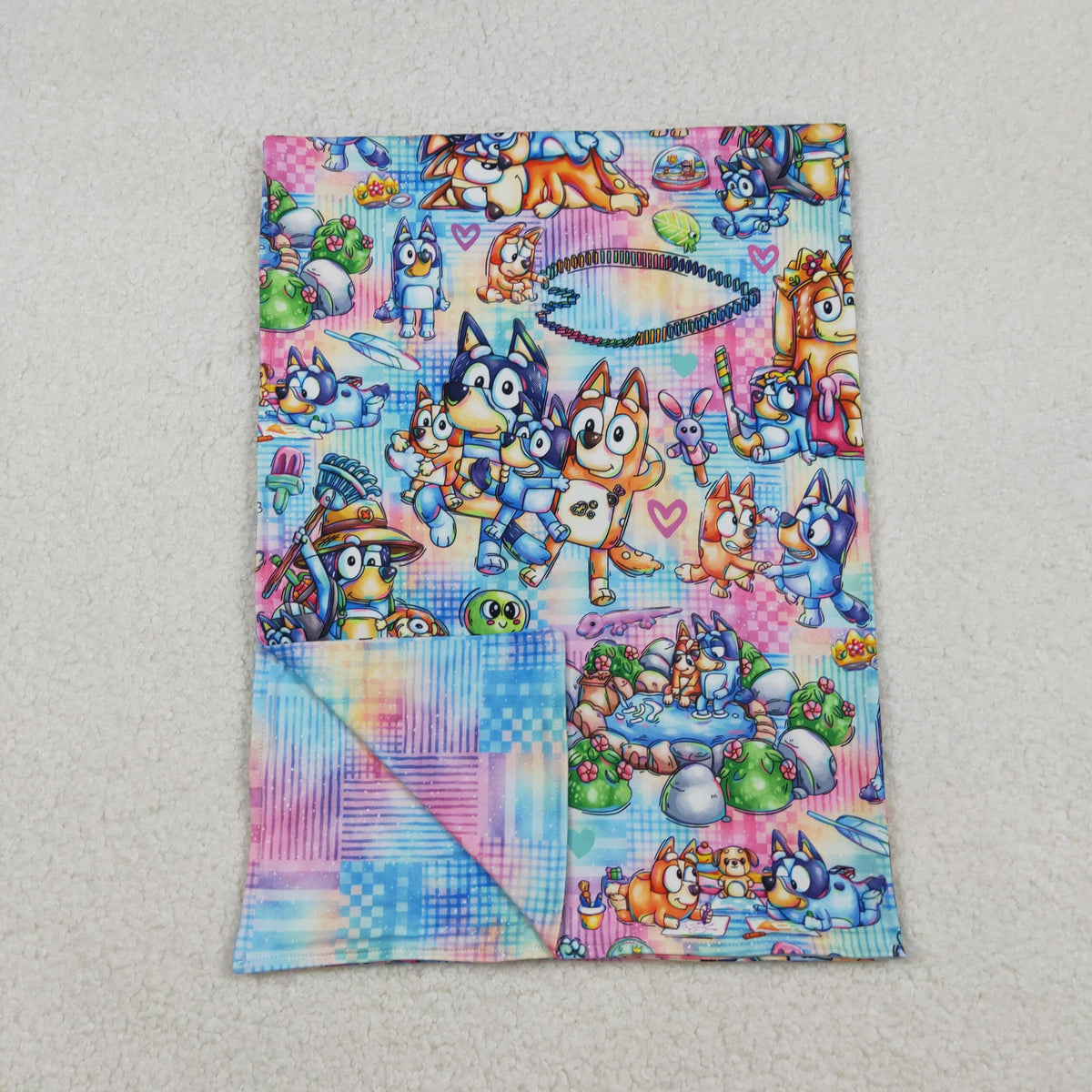 RTS NO MOQ（In Stock) BL0192 heart baby blanket