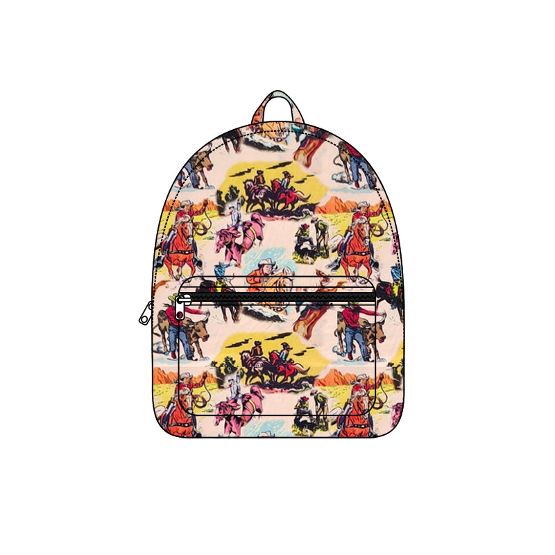 10.3 custom each style moq 5 eta 4-6weeks riding horse baby kids fashion backpack