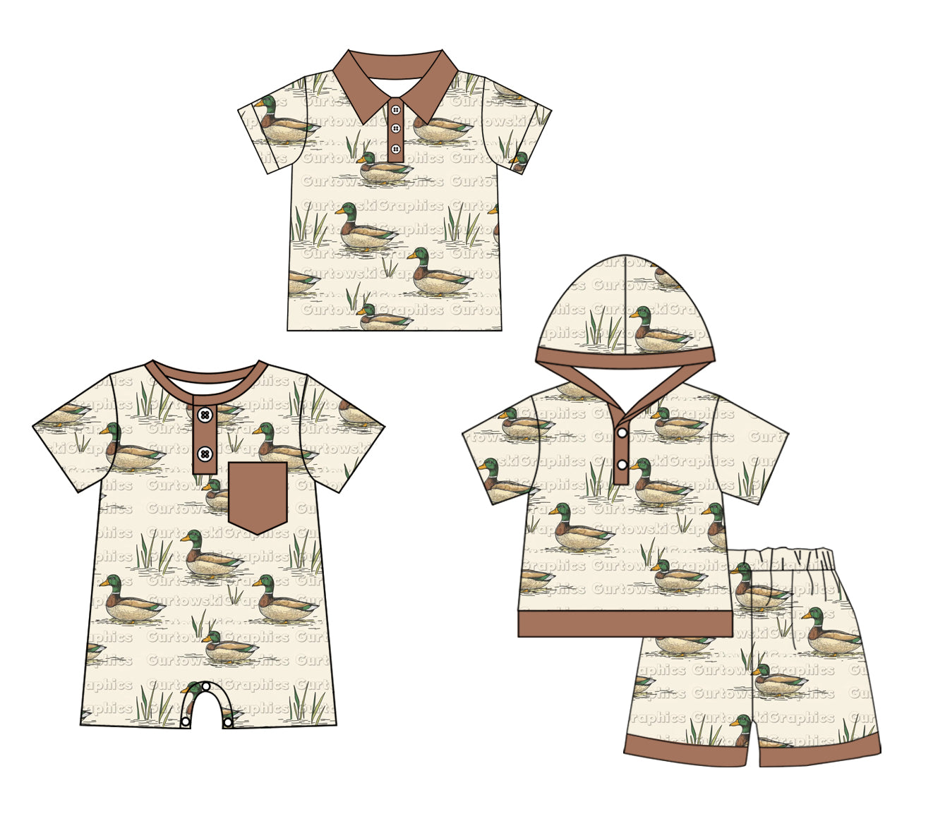 3.4 custom each style moq 5eta 4-6week Sibling Sister duck baby girl sets and boy rompers and top match family design