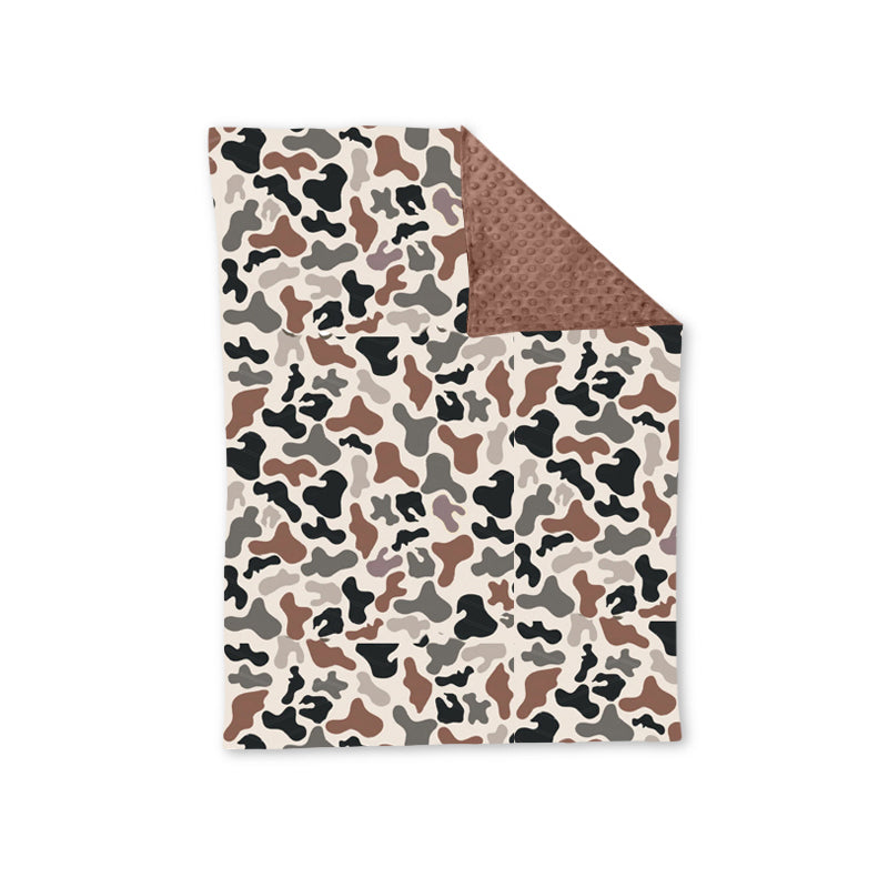 9.2 custom each style moq 5 eta 4-6week baby blanket kids camoufalge blanket design
