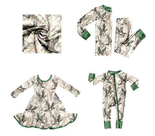 25.8.16 custom each style moq 5eta 4-6week Sibling Sisters duck baby girl long sleeve pants sets and dress and rompers match family design