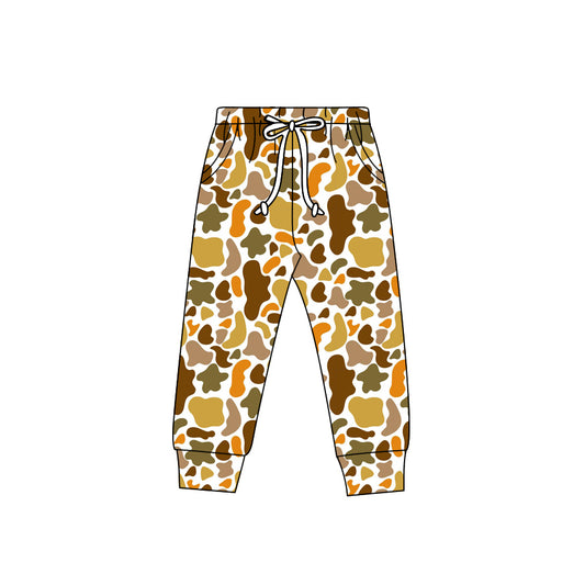 9.8 custom each style moq 5 eta 4-6week baby boys clothes camouflage brown long pants