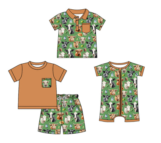 12.27 custom each style moq 5eta 4-6week Sibling Sister baby boy short sleeve shorts sets and boy romper and top match design