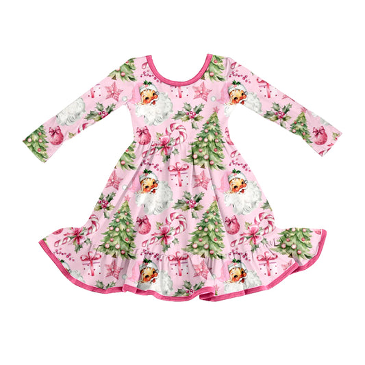 25.8.1 custom each style moq 5 eta 4-6week Sibling Sisters Christmas baby girl long sleeve dress