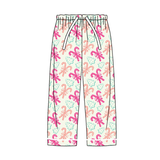 8.22 custom each style moq 5eta 4-6week adult clothes Christmas rose red long pants adult man pants