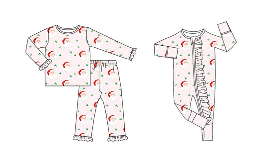 25.7.30 custom each style moq 5eta 4-6week Sibling Sister Christmas baby girl long sleeve pants sets and rompers match family design