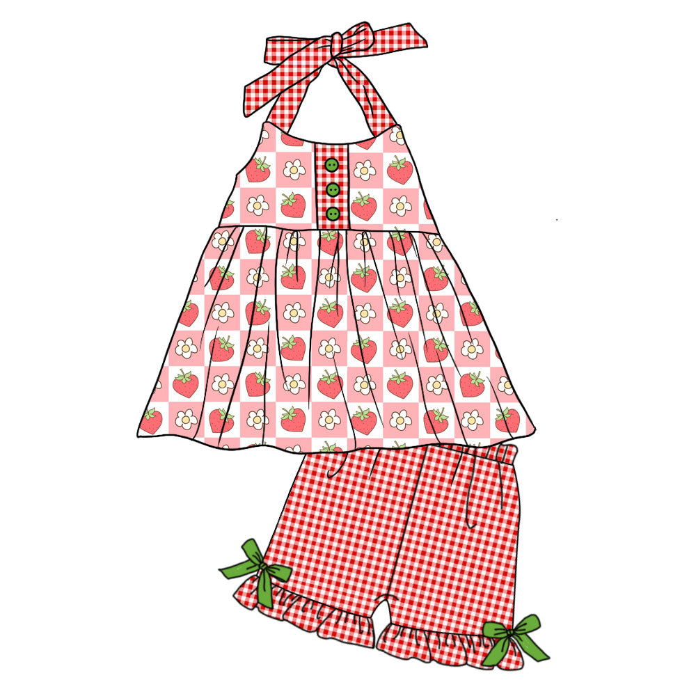 25.12.27 custom each style moq 5 eta 6-8week Sibling Sister baby short sleeve shorts sets