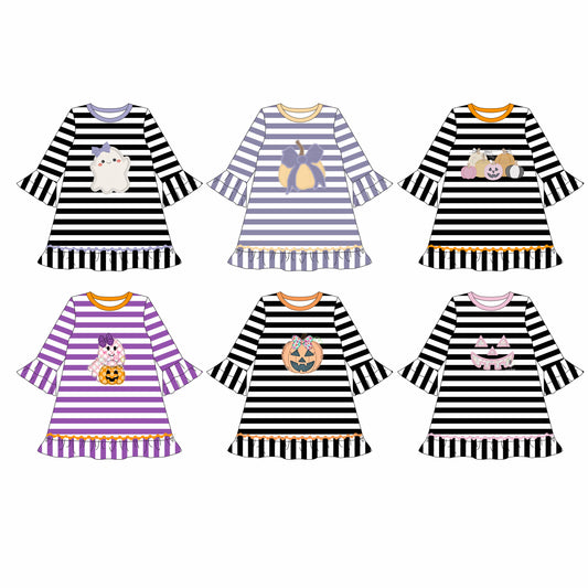25.6.3 custom each style moq 5eta 4-6week Sibling Sisters baby girl long sleeve dress 1 and dress 6 match family design