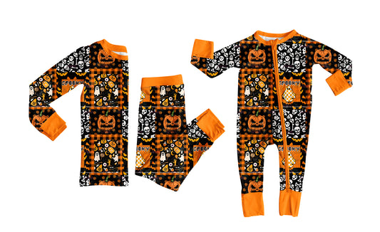 25.7.15 custom each style moq 5eta 4-6week Sibling Sister halloween baby boy long sleeve pants sets and rompers match family design