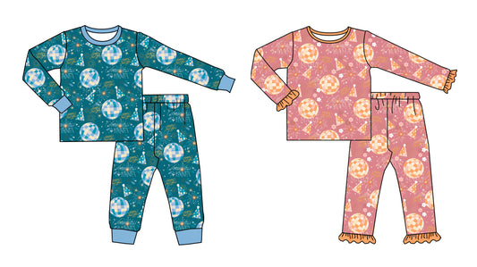 25.9.11 custom each style moq 5 eta 4-6week Sibling Sisters baby girl boy long sleeve pants sets 2