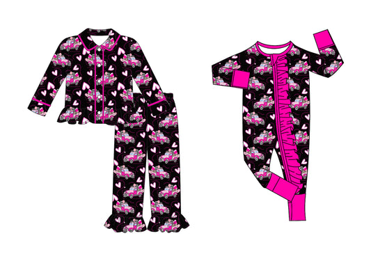 25.9.8 custom each style moq 5eta 4-6week Sibling Sisters love baby girl clothes long sleeve pants sets and romper match family design