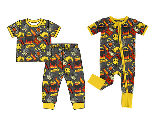 25.11.29 custom each style moq 5 eta 6-8week Sibling Sisters easter baby boy clothes short sleeve pants sets and romper match family design
