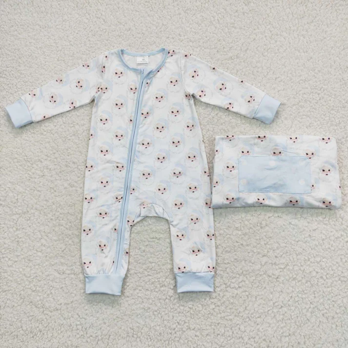 RTS NO MOQ Sibling Baby girls clothes Christmas long-sleeved trousers suit & rompers