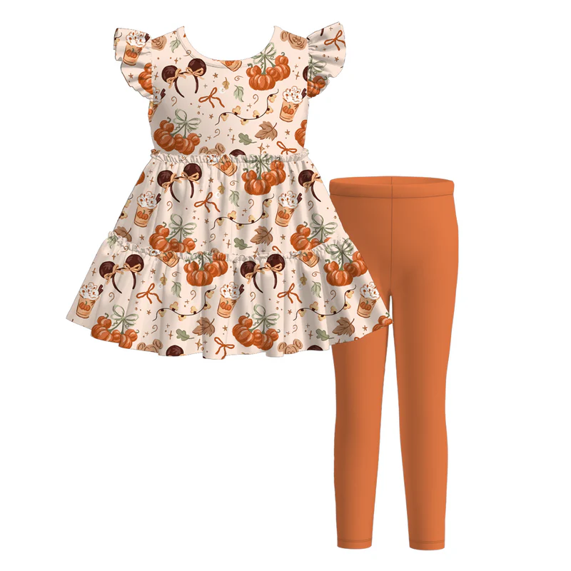Custom moq 5 each style eta 6-7weeks baby girl clothes summer short sleeve pants sets 4-25.7.21