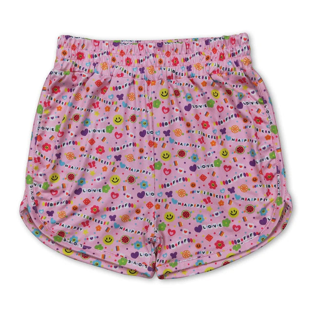 RTS NO MOQ Sibling Baby Girls Summer Sport Shorts Bottoms