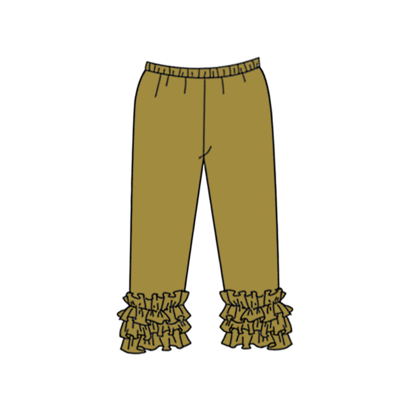 Deadline October 30 custom no moq eta 6-8weeks Brown pleated hem trousers