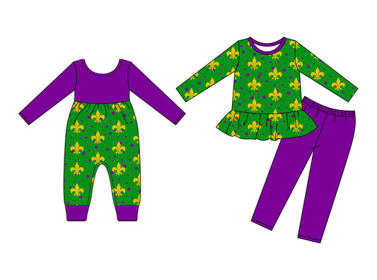 25.9.9 custom each style moq 5eta 4-6week Sibling Sisters baby girl clothes long sleeve pants sets and romper match family design
