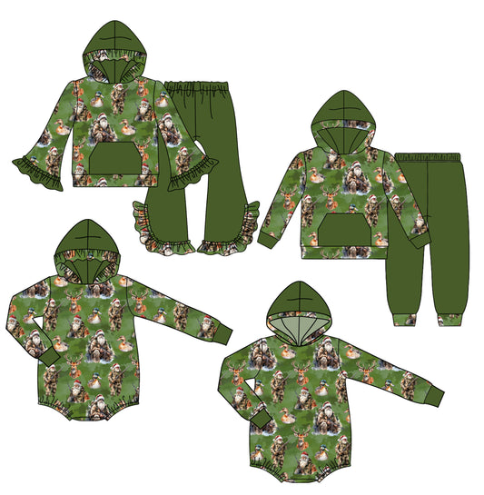 25.7.29 custom each style moq 5 eta 4-6week Sibling Sisters Christmas baby girl long sleeve pants sets 1 and sets 2 and romper 1 and romper 2 match family design