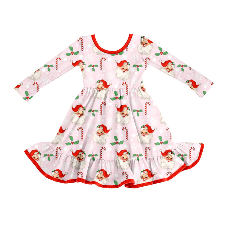 25.8.1 custom each style moq 5 eta 4-6week Sibling Sisters Christmas baby girl long sleeve dress