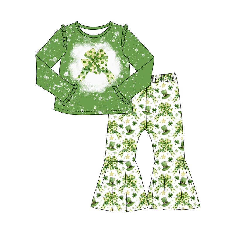 10.11 custom each style moq 5eta 4-6week Sibling Sister ST green baby girl sets and dress and rompers match family design