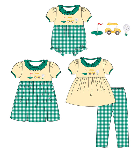 25.11.14 custom each style moq 5 eta 6-8week Sibling Sisters baby girl short sleeve pants sets and dress and rompers match family design