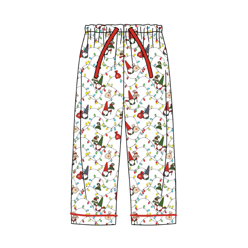 7.18 custom each style moq 5eta 4-6week adult clothes Christmas red adult man pants