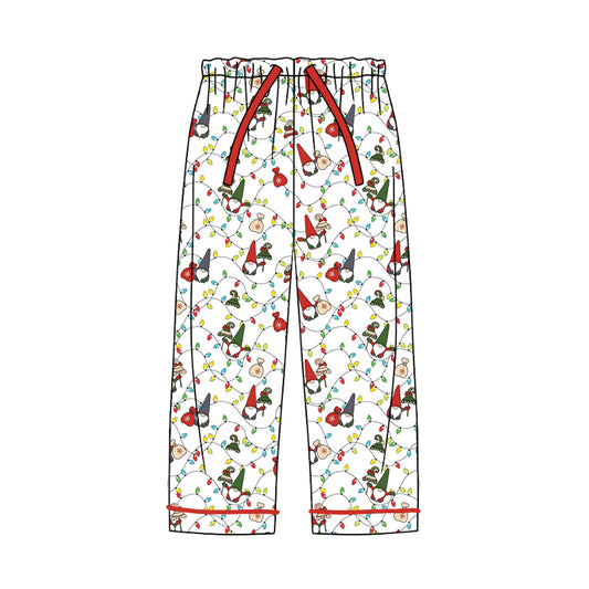 7.18 custom each style moq 5eta 4-6week adult clothes Christmas red adult man pants