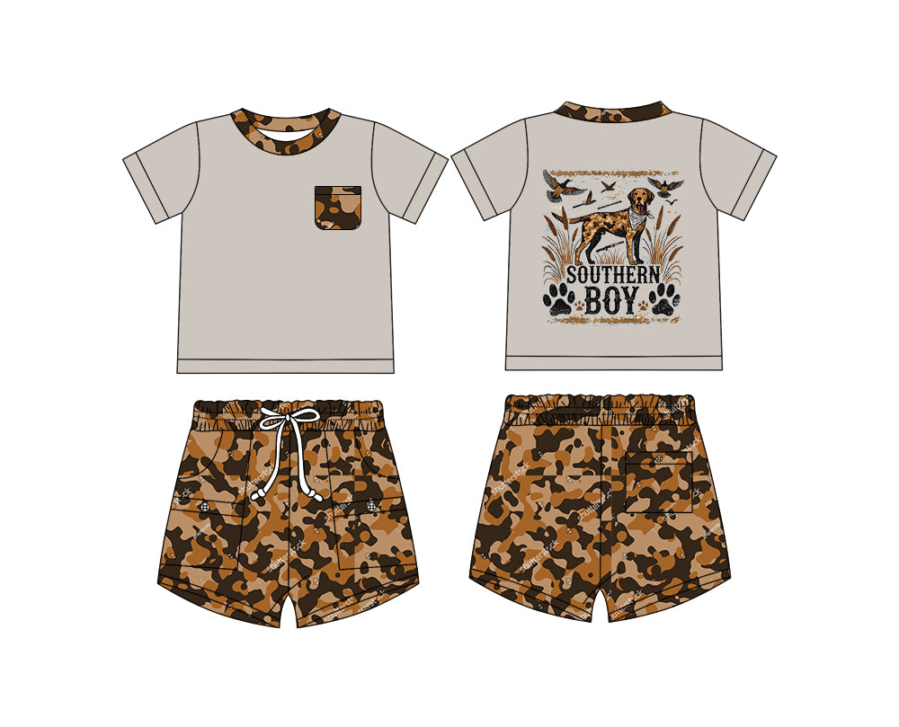 12.9 custom each style moq 5eta 4-6week Sibling Sister camouflage baby girl short sleeve shorts fish sets 1 and easter sets 2 match design
