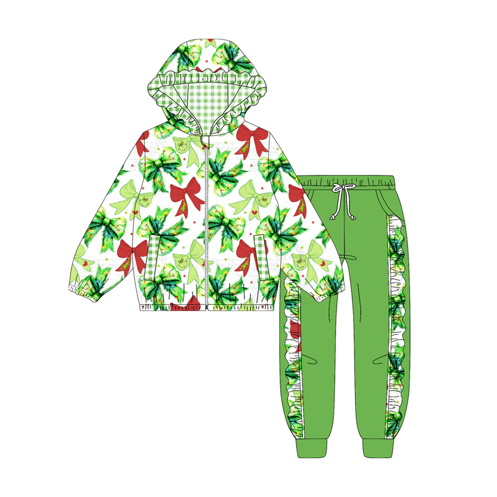 25.9.2 custom each style moq 5 eta 4-6week Sibling Sisters Christmas baby girl long sleeve pants sets 5