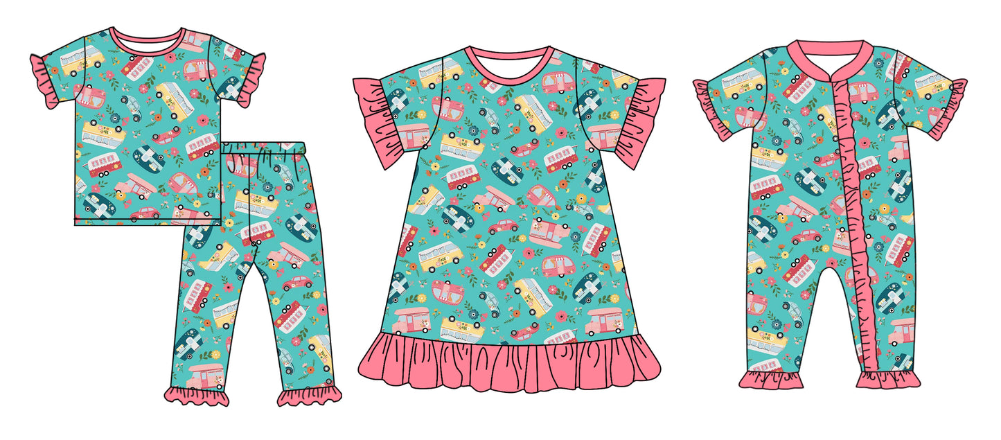 12.19 custom each style moq 5eta 4-6week Sibling Sister baby girl sets and dress and rompers match family design