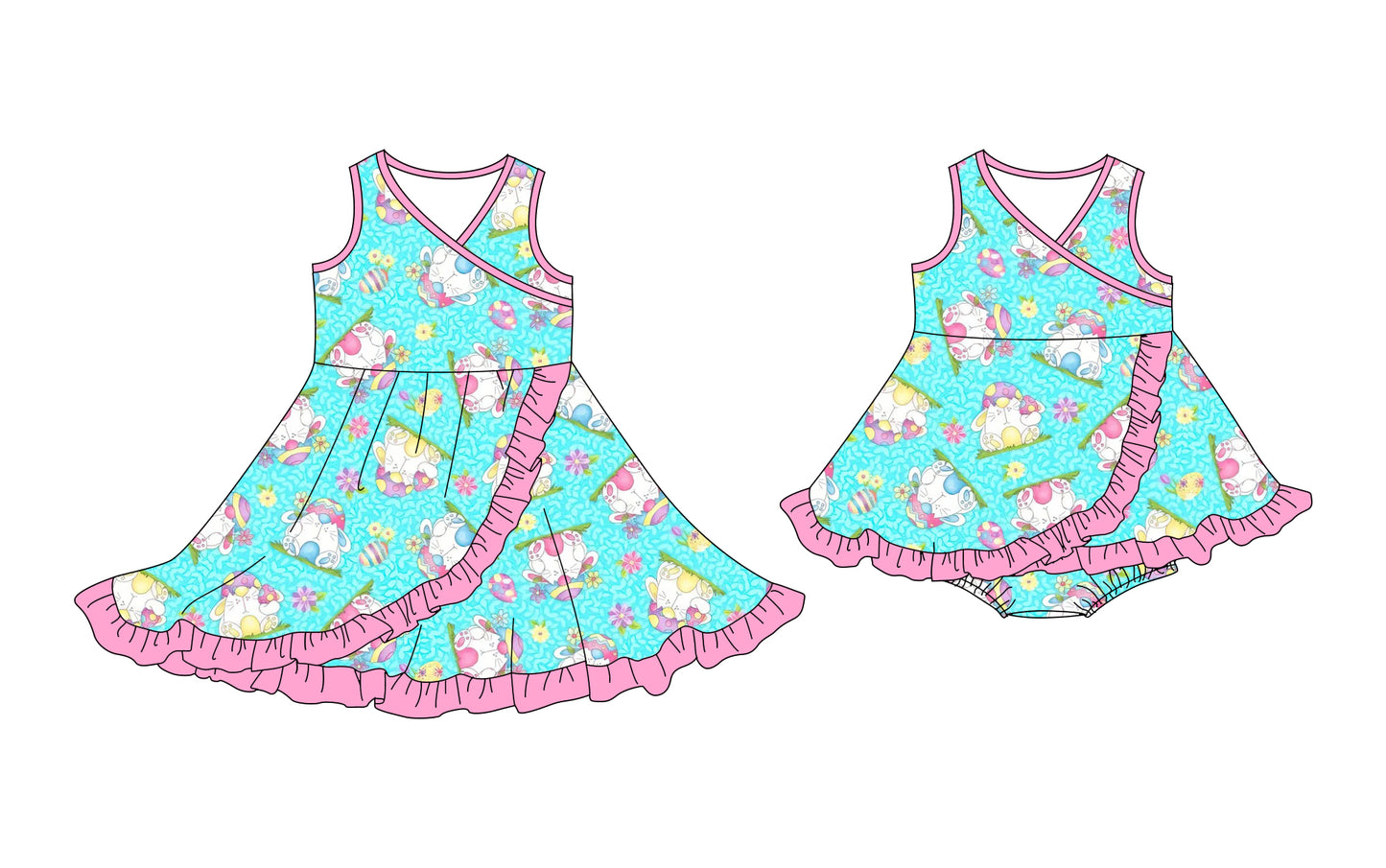 25.10.11 custom each style moq 5 eta 6-8week Sibling Sisters baby girl short sleeve dress and romper match family design