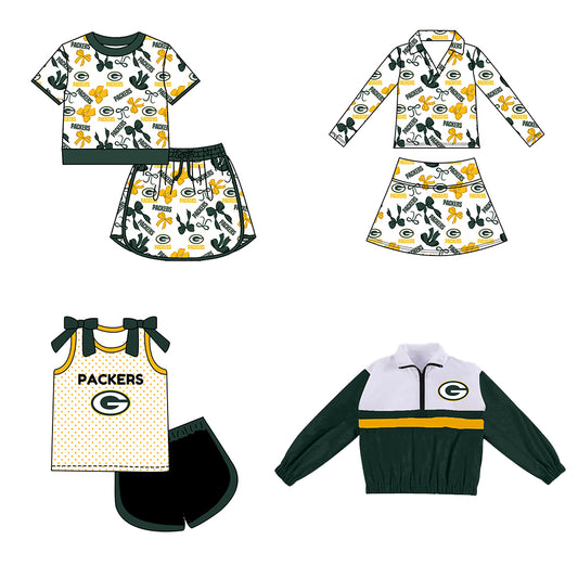 Custom moq 5 mix size milk silk summer teams Girls Polka Dot Sleeveless Top Shorts Set Top Skirt Short Set Long Sleeve Pullover Tops