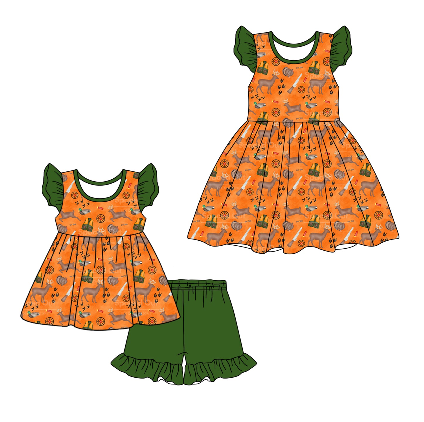 12.20 custom each style moq 5eta 4-6week Sibling Sister baby girl short sleeve shorts sets and dresses match design