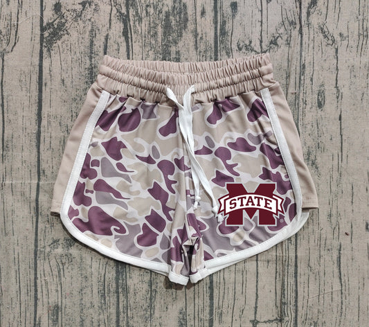 Custom moq 5 mix size milk silk baby kids clothes team camouflage summer shorts-25.11.20