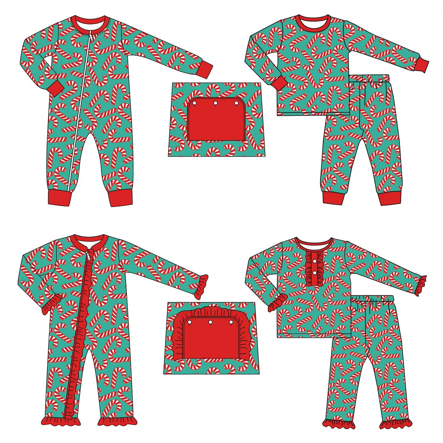 Custom moq 5 each style eta 6-7weeks baby girl clothes Christmas long sleeve pants set 2 and rompers 2-25.8.25