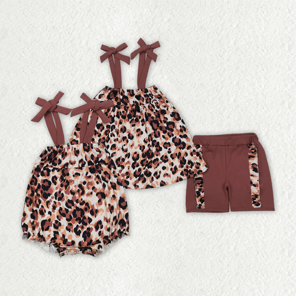 RTS NO MOQ baby girl clothes floral Rompers Clothes Sets