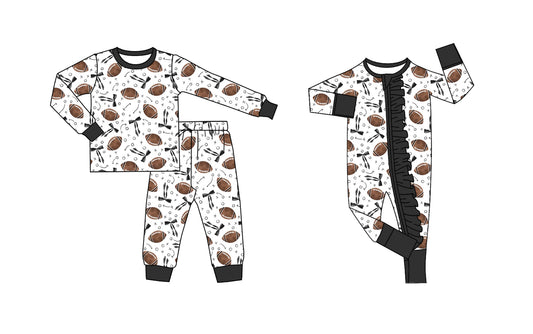 25.8.16 custom each style moq 5eta 4-6week Sibling Sister rugby bow baby girl long sleeve pants sets and rompers match family design