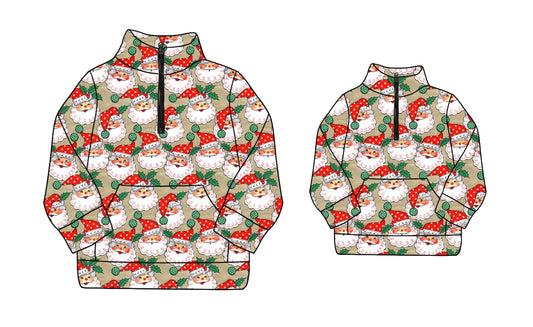 25.8.21 custom each style moq 5eta 4-6week Sibling Sister Christmas baby boy long sleeve top and adult top match design