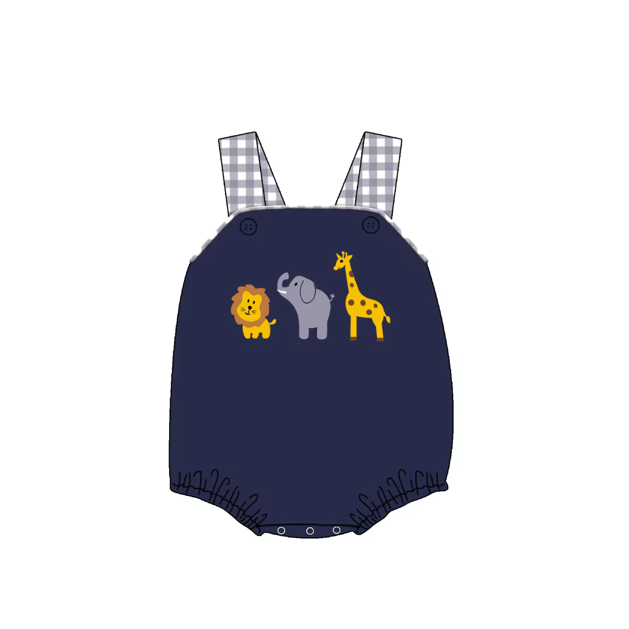 5.21custom each style moq 5eta 4-5week Sibling Sister animal print dark blue and pink girls and boys outfits and baby romper match family design