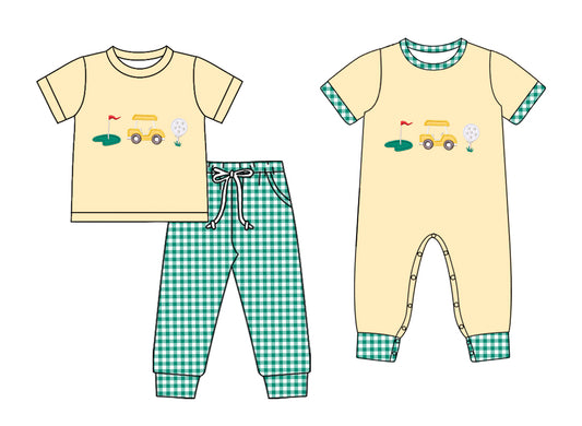 25.11.14 custom each style moq 5 eta 6-8week Sibling Sisters baby boy clothes short sleeve pants sets and romper match family design