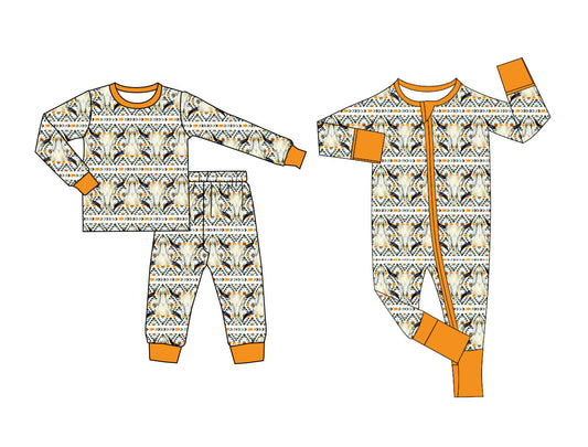 25.5.7 custom each style moq 5eta 4-6week Sibling Sisters cow head baby boy long sleeve pants sets and rompers match family design