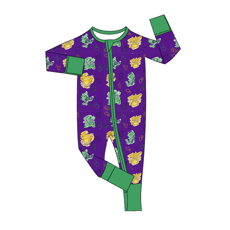 10.14 custom each style moq 5eta 4-6week Sibling purple baby boys sets and rompers match family design