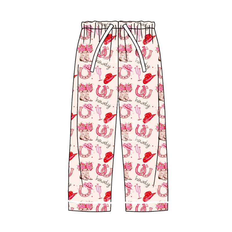 8.13 custom each style moq 5eta 4-6week adult clothes boots floral red long pants adult man pants