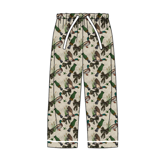 8.22 custom each style moq 5eta 4-6week adult clothes ducks green long pants adult man pants