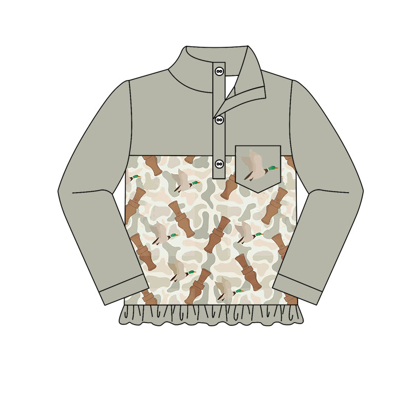 9.26 custom each style moq 5 eta 4-6week baby boys clothes duck long sleeve top